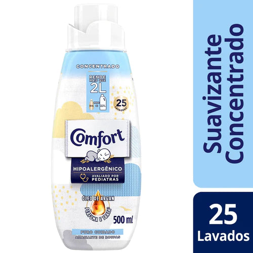 Pack x 3 Suavizante Comfort Hipoalergenico Puro Cuidado 500ml