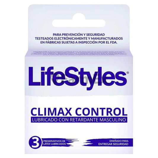 Preservativo LifeStyles Climax Control 3 unidades