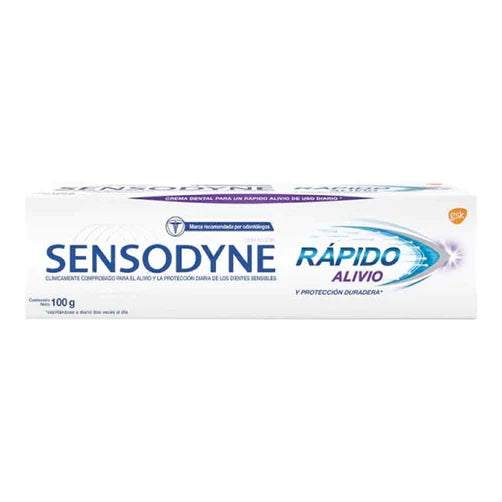 Pack x 3 Pasta dental Sensodyne Rápido alivio 100gr