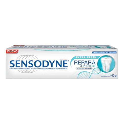 Pack x 3 Pasta dental Sensodyne Repara & Protege Extra Fresh 100gr