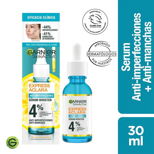 Serum Garnier Express Aclara Anti-imperfecciones 30ml