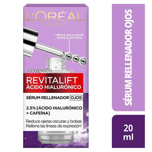 Sérum Rellenadoro ojos Revitalift Ácido hialurónico 20ml