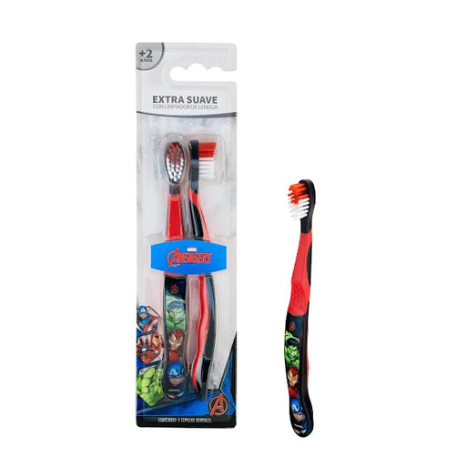 Set 2 Cepillos dentales Avengers extra suave