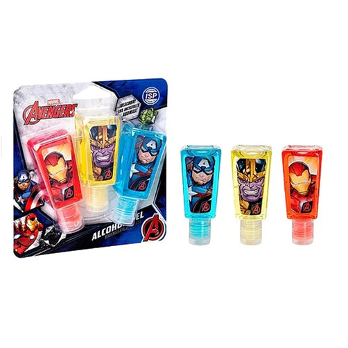 Set Alcohol gel 3 x 29ml Avengers (1 unidad)