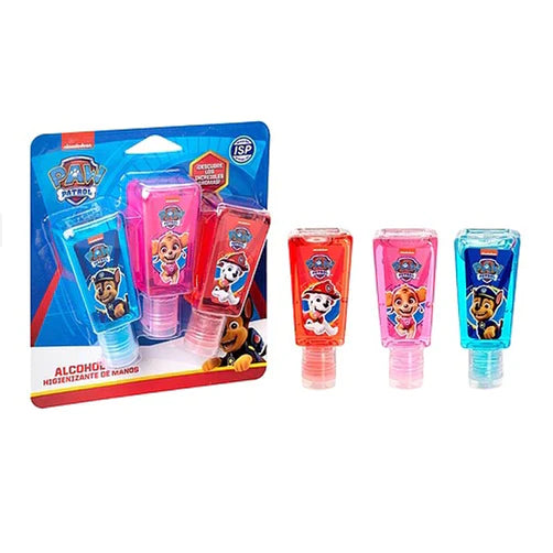 Set Alcohol gel 3 x 29ml Paw patrol (1 unidad)