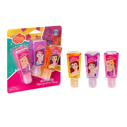 Set Alcohol gel 3 x 29ml Princesas (1 unidad)