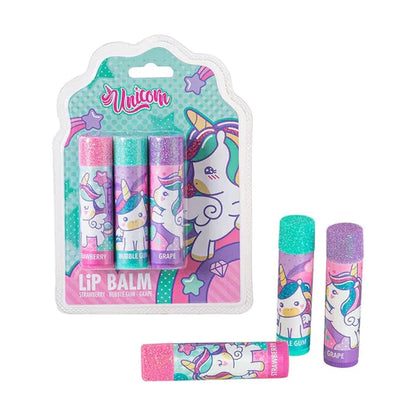 Set Bálsamo Labial 3 x Unicornio (1 unidad)