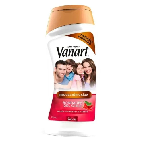 Shampoo Vanart Reducción caida Bondades del chile 600ml