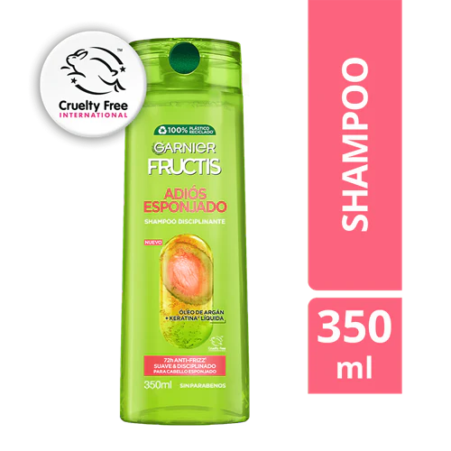 Pack X 3 Shampoo Fructis Adiós Esponjado 350ml