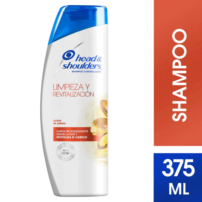 Pack x 3 Shampoo Head & Shoulders Argan 375ml