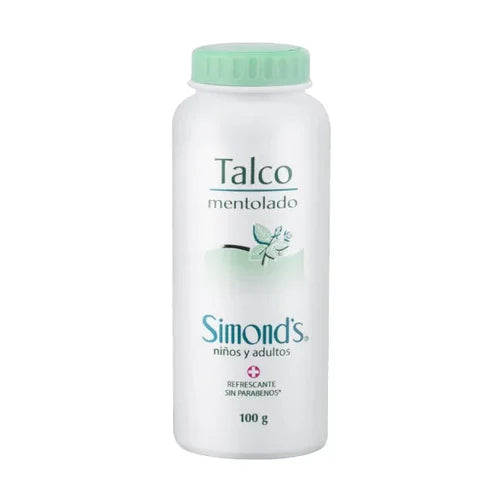 Pack x 3 Talco Mentolado Simonds 100gr