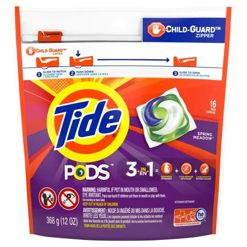 Tide pods detergente en capsulas 16 unds