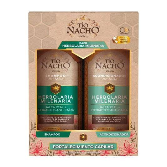 Pack Tío Nacho Herbolaria shampoo + acondicionador 415ml (unitario)