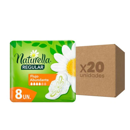 Toallas higiénicas Naturella manzanilla día caja 20 uds