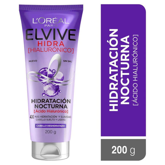 Tratamiento Nocturno Elvive Hidra Hialuronico 200g