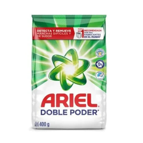 Pack x 3 Detergente en polvo Ariel Regular 400gr