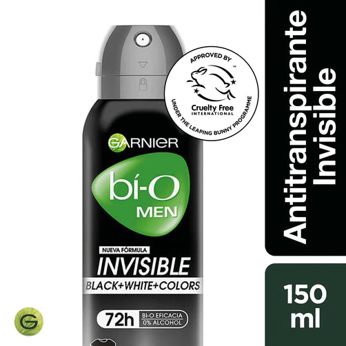 Pack x 3 Desodorante spray Bio Men Invisible 150ml