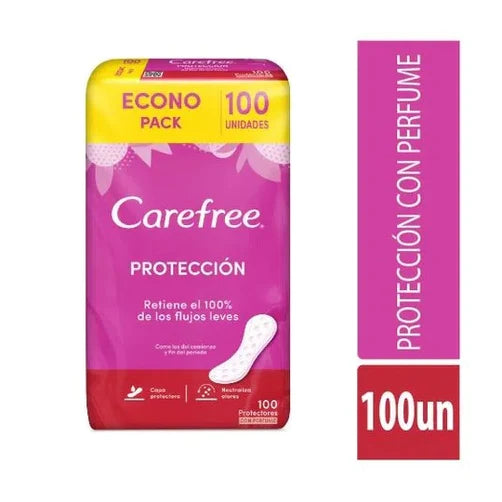 Pack x 3 Protectores diarios Carefree proteccion con perfume 100unds