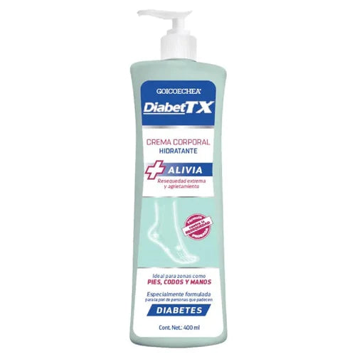 Pack x 3 Crema corporal Diabet TX Hidratante 400ml