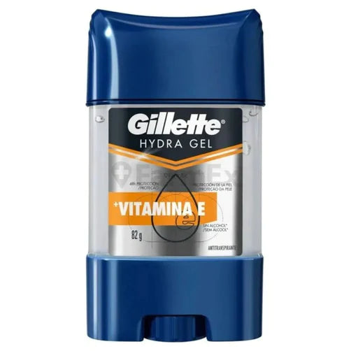 Desodorante barra Clear Gel Gillette Vitamina E 82g