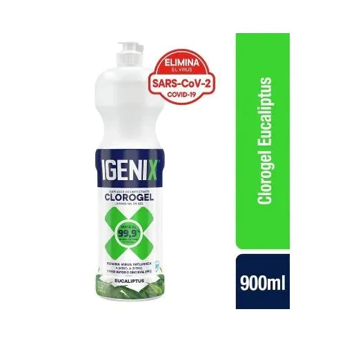 Pack x 3 Clorogel Igenix Eucaliptus 900ml