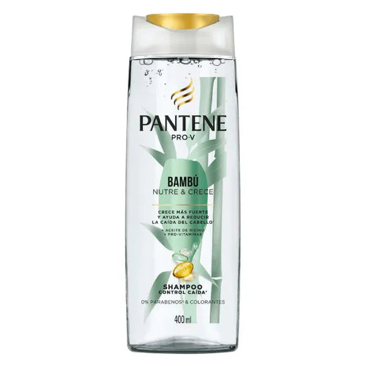 Pack x 3 Shampoo Pantene Bambú 400ml