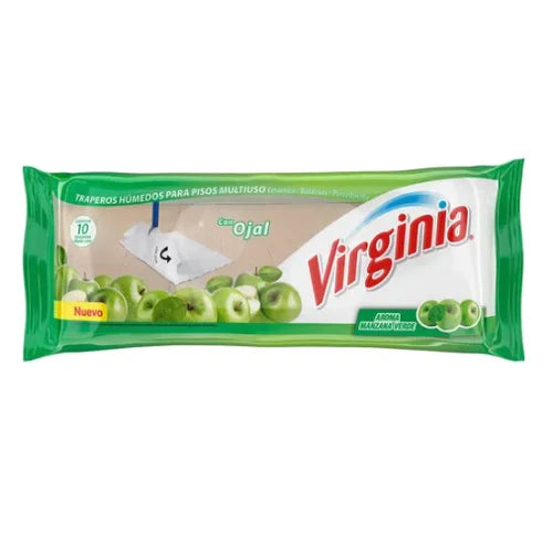 Pack x 3 Trapero húmedo Virginia Manzana 10 unidades